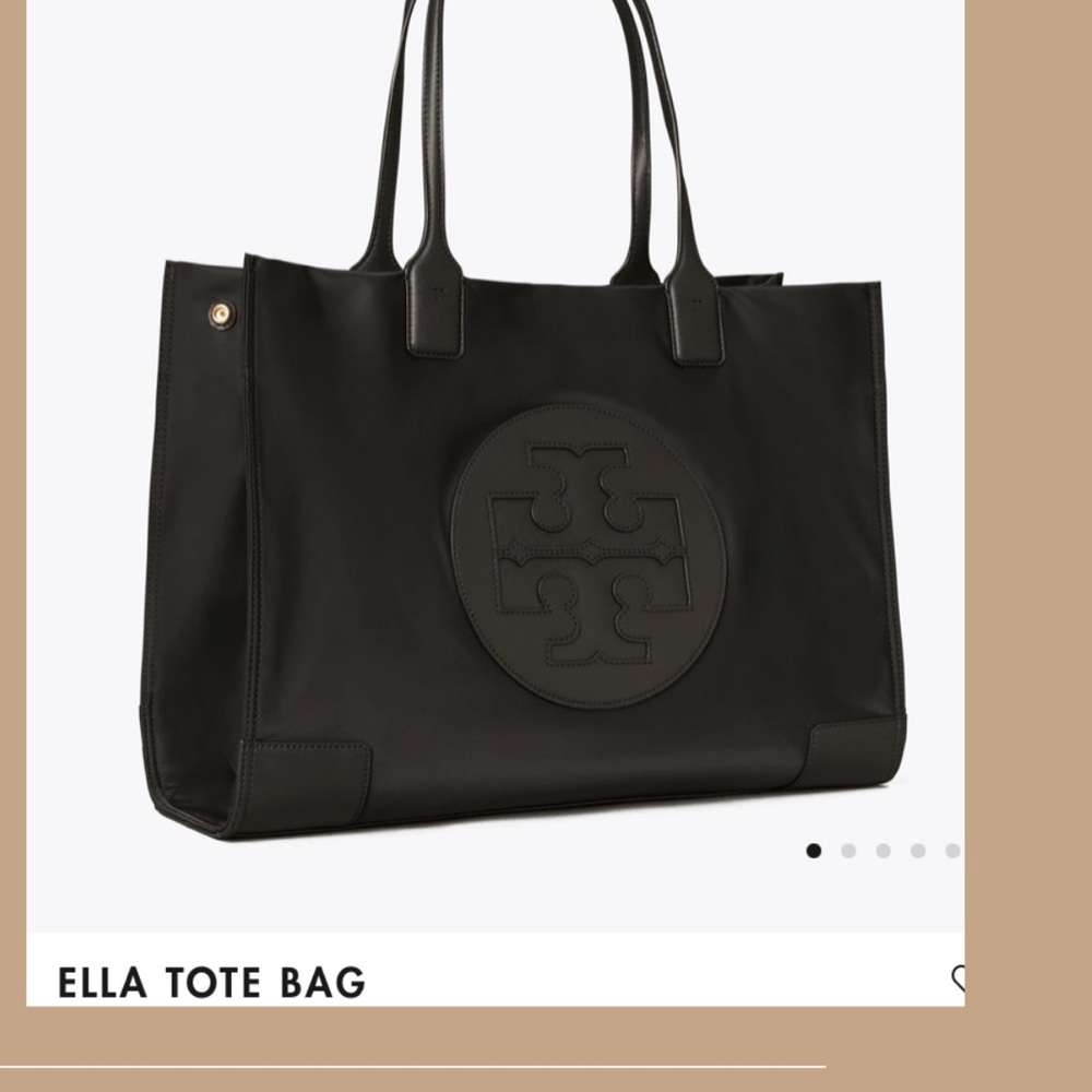 Tory Burch tote. Black nylon.